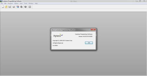 HYTERA PD705 PD785 X1p05 DMR radio programming software V6.05.05.019.EM5 EMEA
