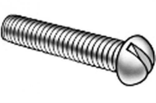 #6-32x1 3/4 Machine Screw Slotted Round Hd UNC Zinc Plated, Pk 100