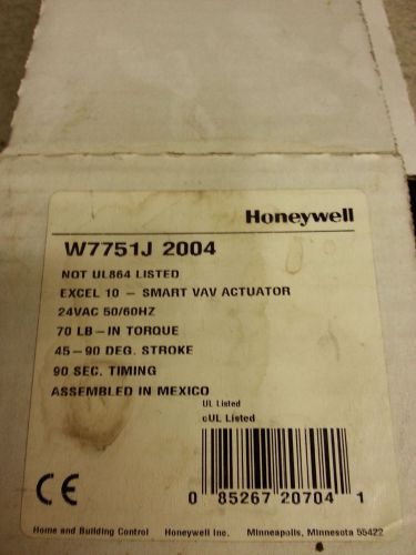 HONEYWELL Smart VAV actuator W7751J2004