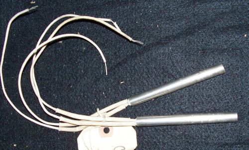 Lot of 2 rama corp r 1598 250w 230v heater rods nos for sale