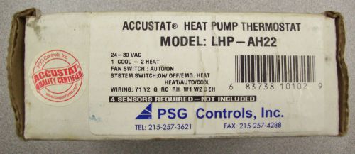 PSG Controls. Inc. Accustat Heat Pump thermostat # LHP-AH22
