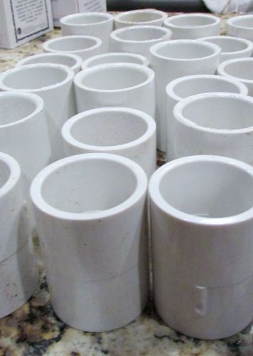 Lot of (12) Lasco 1-Inch PVC Coupling