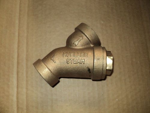 MUELLER STEAM SPECIALTY 1 777SI Y Type Strainer, Bronze Body, 1 In