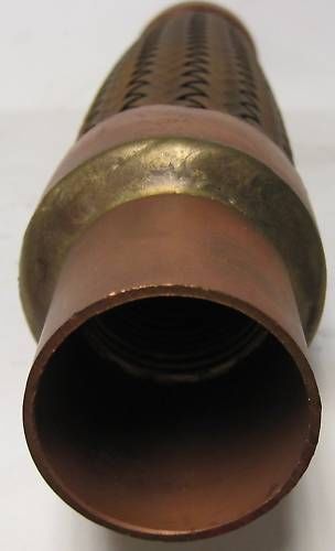 Packless metal hose copper solder flex pipe 1 1/2&#034; nnb for sale