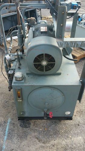 15hp hydraulic pump unit with tank.