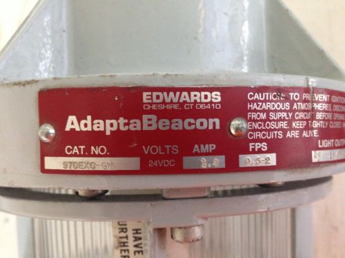 Edwards  97dexc-gw 24v explosion proof clear strobe light for sale