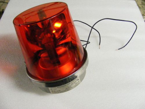 Edwards AdaptBeacon 52R-N5,120V,red rotating flashing light,Emergency,Fire