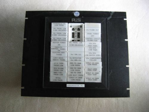 RIC ANNUNCIATOR 24 VOLT FROM NASA PROGRAM