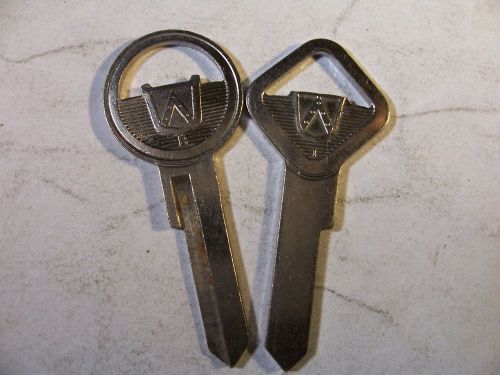 1 set   vintage ford   mercury   nos 1936 - 1941  key blank  uncut   locksmith for sale