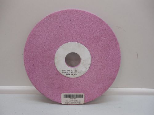 PINK SURFACE GRINDING WHEEL 8&#034; x 1/4&#034; x 1-1/4&#034; x 46H A/O RPM-3600 65862625 USA