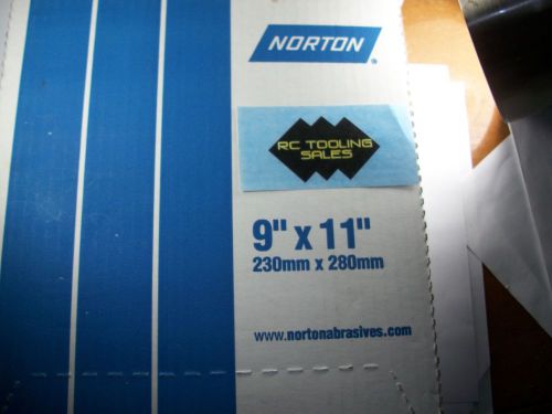 Norton 9 x 11 Lightning Metalite K225 Cloth Sanding Sheets P150 Grit  NEW Norton