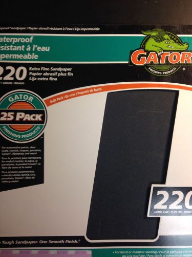 GATOR EXTRA FINE SANDPAPER 220 GRIT 9 X 11