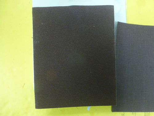 ABRASIVE CLOTH SHEET 9x11 60 GRIT ALUMINUM OXIDE NEW USA REAM / 50 SHEETS $12.50