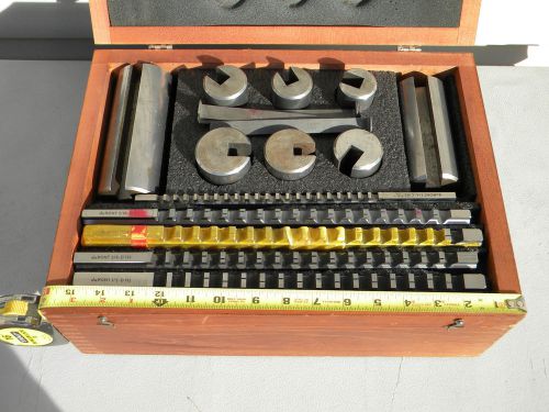 Dumont Corp &#034;Minute Man&#034; No. 40A Standard Set Keyway Broach Set