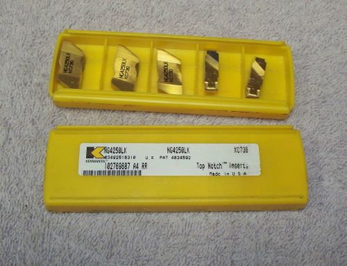 KENNAMETAL   CARBIDE INSERTS     NR4250LK    PACK OF 5   GRADE  KC730