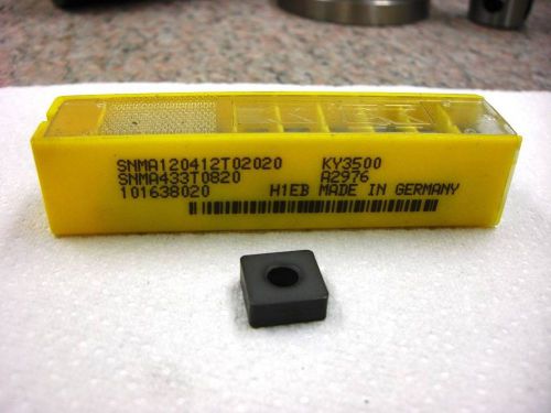 Kennametal SNMA433T0820, grade KY3500, QTY (10)