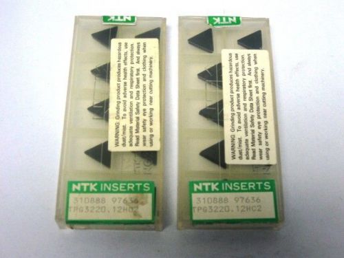 1 BOX OF 10 NTK CERAMIC INSERTS TPG-322