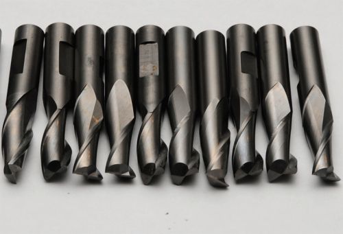 10ea. 3/8&#034; 2fl Carbide end mills