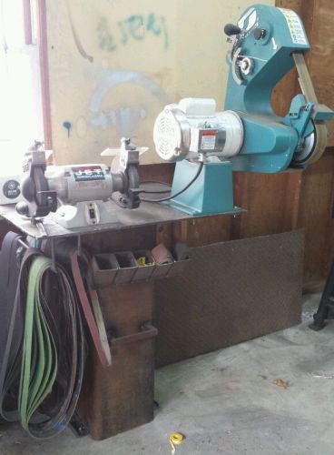 Dynabrade Kalamazoo belt sander knife making blacksmith