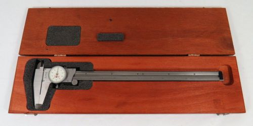 Starrett #120 / #120-12 American-Made 12&#034; / 0.001&#034;-Graduation White Dial Caliper