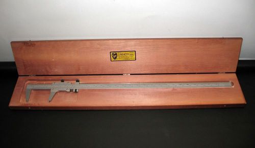 Starrett 123 Vernier Caliper in Wooden Box - Good Condition