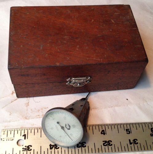 MACHINIST LATHE TOOL ALINA K22 DIAL INDICATOR GAGE .0005&#034; IN WOOD BOX