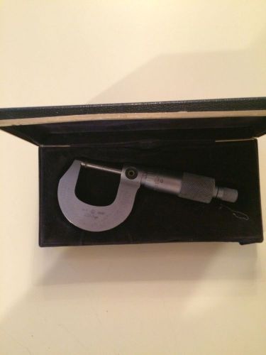 Mitutoyo 0-1 micrometer reads .0001