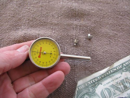 Starrett 196 metric .02mm plunger back  dial test tool for sale