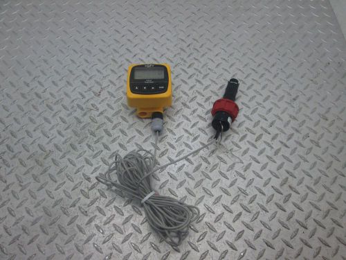 Signet paddle wheel flow meter p51530-p1 w/ reader model +gf+ for sale