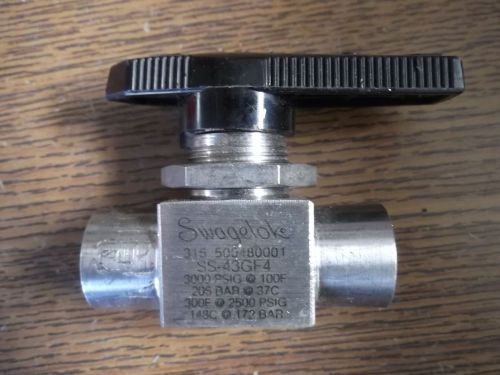 Swagelok ss-43gf4 1/4&#034;  ball valve for sale