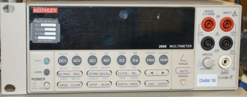 KEITHLEY MODEL 2000 DIGITAL MULTIMETER DMM