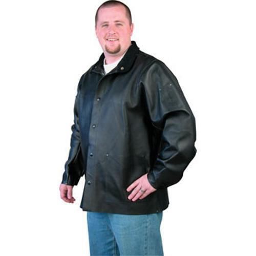 Revco Black Stallion 30PWC-BLK 30&#034; DuraLite Prem.Pigskin Welding Jacket, Large