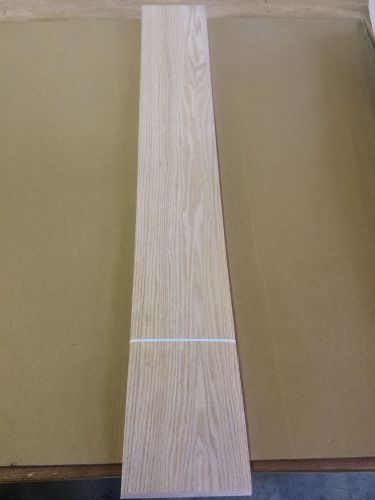 Wood veneer red oak 7x52 22pcs total raw veneer &#034;exotic&#034; ro4 8-13 for sale