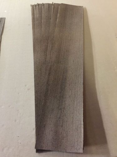 Wood Veneer Wenge 7x45 18 Pieces Total Raw Veneer &#034;EXOTIC&#034; WE3 1-7-14