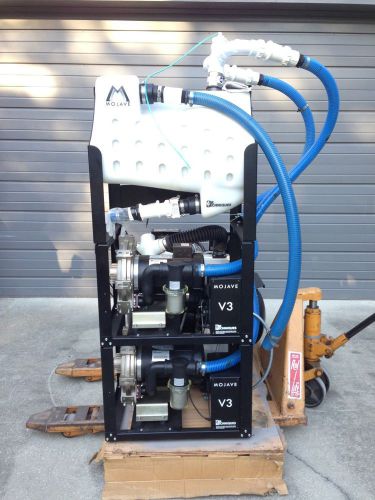 2013 air techniques mojave 2v3 dry vac / matrx airmax ol7 oil-less compressor for sale