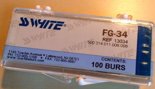 Sswhite Fg-34 Burs 72ct