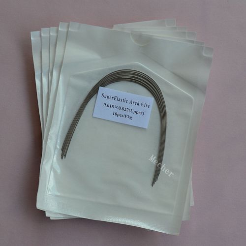 Dental Orthodontic NITI Super Elastic Arch Wires 18*22 Upper Ovoid 5bags(50Pcs)