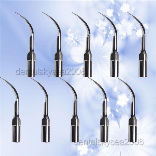 10 dental ultrasonic scaler tip compatible with ems woodpecker type scaling p1 for sale
