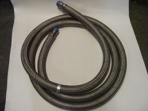 (1) NEW STAINLESS STEEL BRAIDED 1 1/2&#034; ID CRYOGENIC HOSE