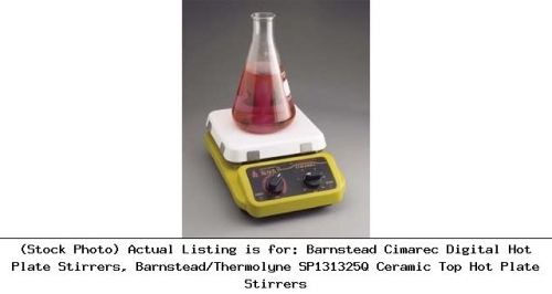 Barnstead cimarec digital hot plate stirrers, barnstead/thermolyne sp131325q for sale