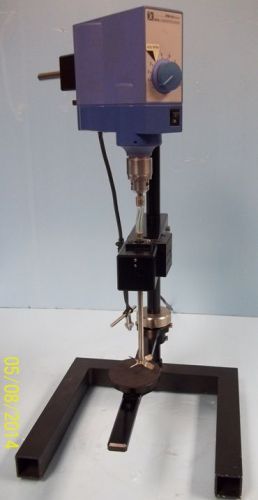 IKA OVER HEAD STIRRER WITH STAND MODEL: NO. RW16, BASIC SI 115V, 50/60HZ. 75 WAT