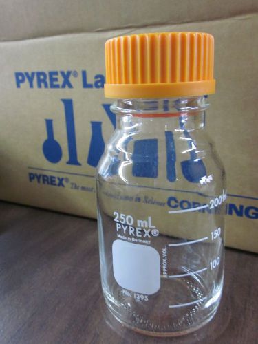 PYREX 1395-250ml REUSABLE MEDIA STORAGE BOTTLES -FREE SHIPPING!!!!