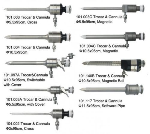 2015 Approved Trocar &amp; Cannula Laparoscopy ?3mm ?5.5mm ?10.5mm ?11.5mm