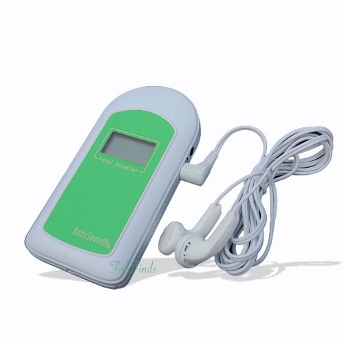 Green Baby Sound B Fetal Heart Doppler, Gel &amp; Batteries Included, USA fast ship!