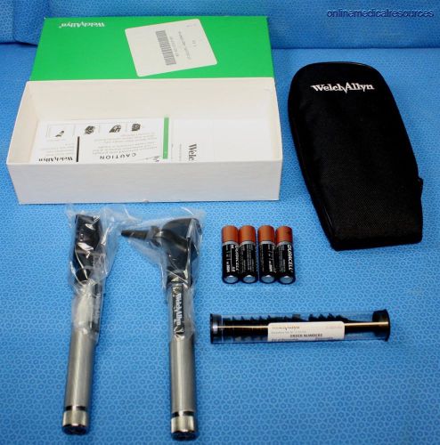 WELCH ALLYN PocketScope Otoscope Ophthalmoscope Diagnostic Set Specula 92821 NIB