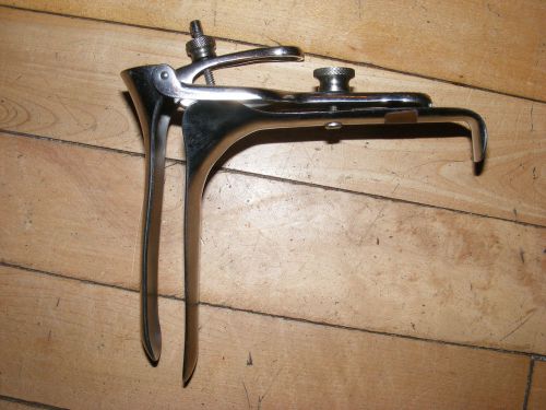 Vintage Adjustable Metal Vaginal Speculum