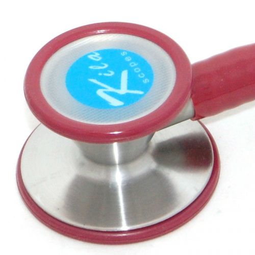 Dual Head Cardiology QUALITY Stethoscope VIRTUOSO - 3 star rated -  BURGUNDY