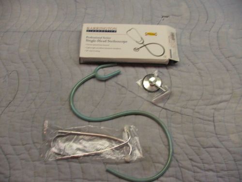 Single head stethoscope new nurse 30.5 inch emt ems paramedic aqua ce approved for sale