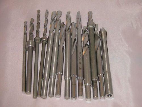 Lot 14 Zimmer / Howmedica Orthopedic Medical Drill Bits &amp; Accessories