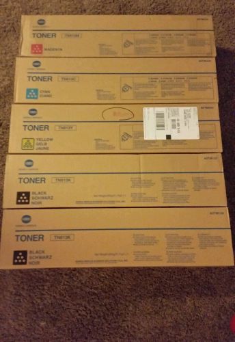 Konica Minolta Bizhub C552 Toner Lot Full set + Extra Black